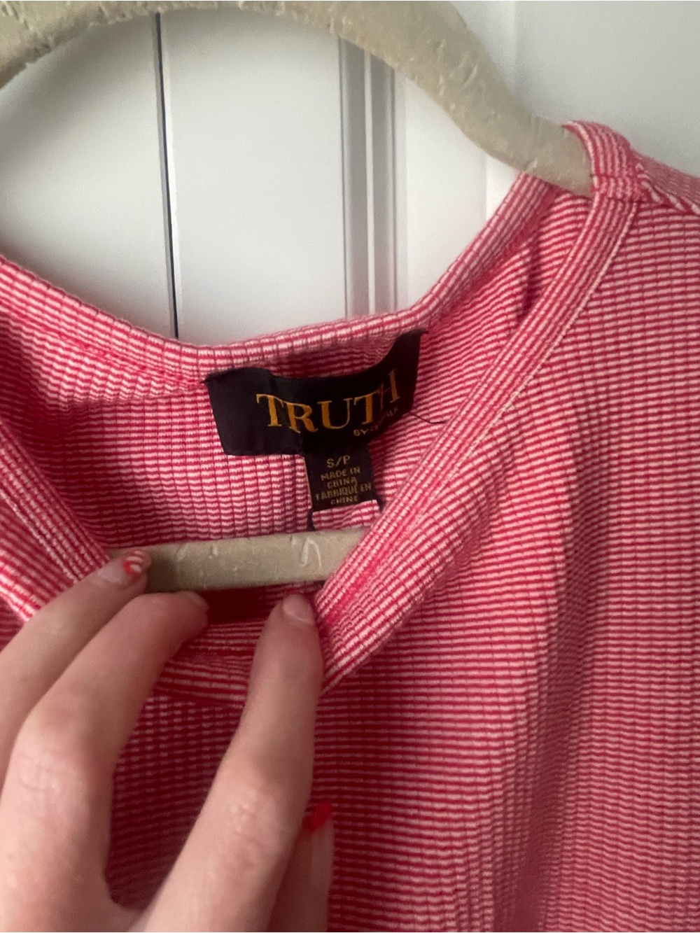Truth Pink Ruffle Sleeve Ribbed Knit Top - Picture 5 of 8